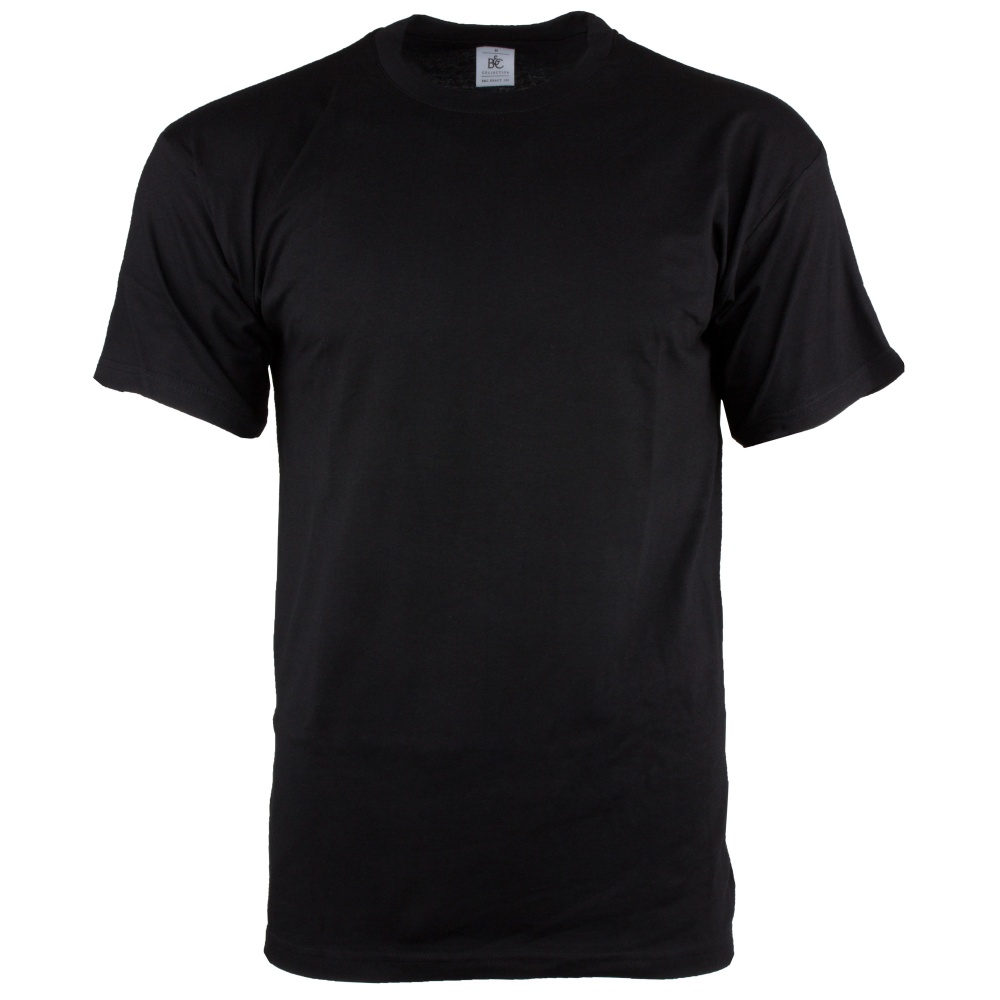 T-Shirt Shirt Short Sleeve Mens Clothing Black 100% Cotton Monochrome ...