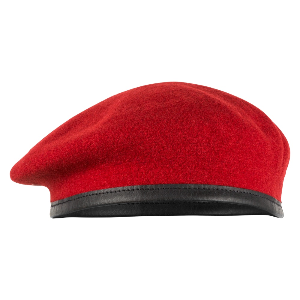 Commando Barett Kopfbedeckung Militär Armee Mütze bordeauxrot 100/% Wolle